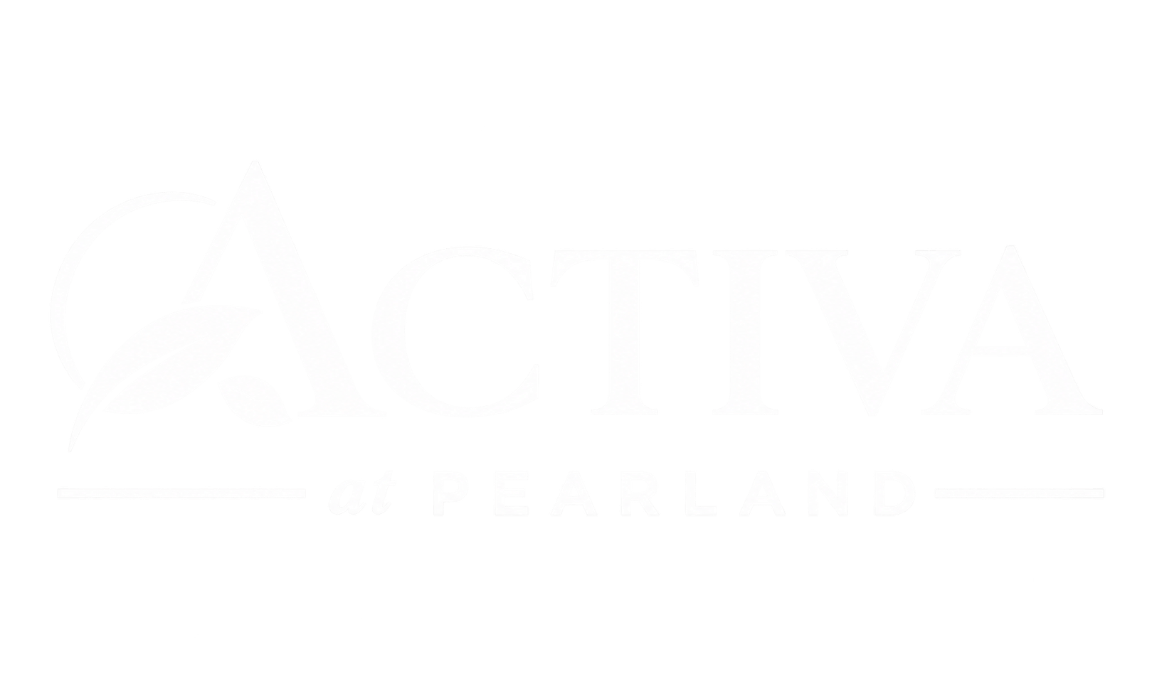 A black and white image of the word "ACTIVA" with a distressed effect and the words "of PEARLAND" underneath.